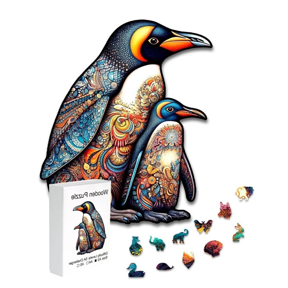 Penguin Wooden Jigsaw Puzzle